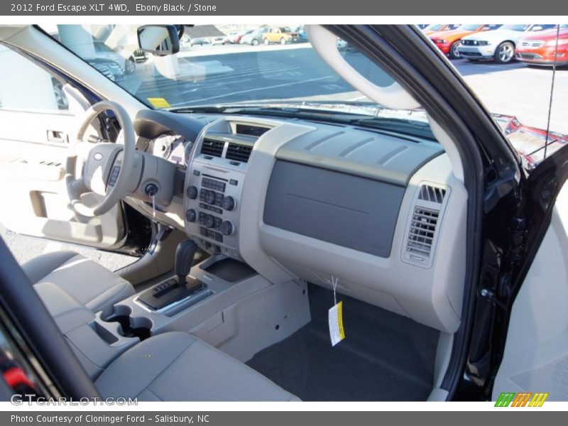 Ebony Black / Stone 2012 Ford Escape XLT 4WD