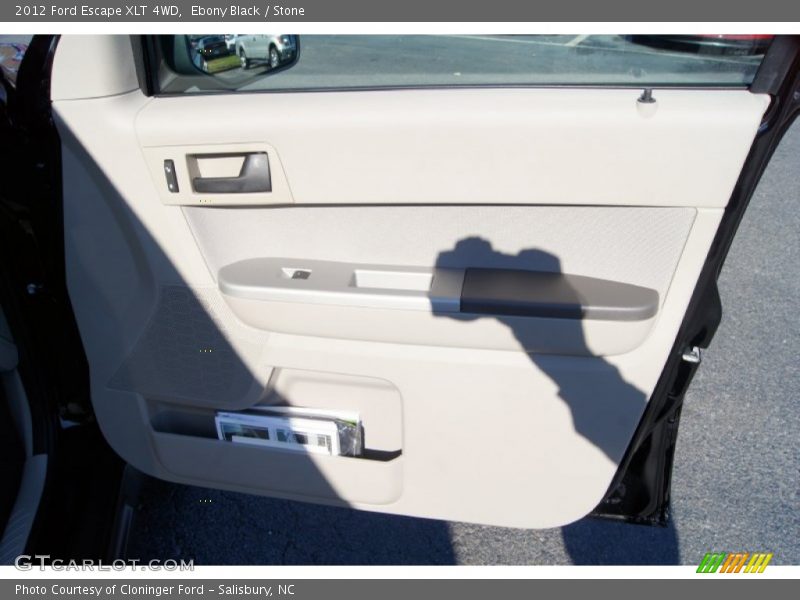 Ebony Black / Stone 2012 Ford Escape XLT 4WD