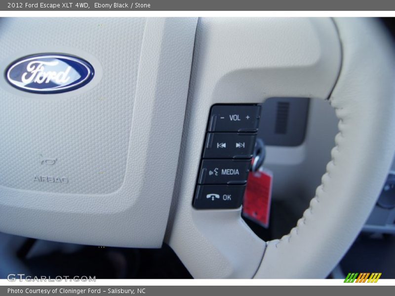 Ebony Black / Stone 2012 Ford Escape XLT 4WD