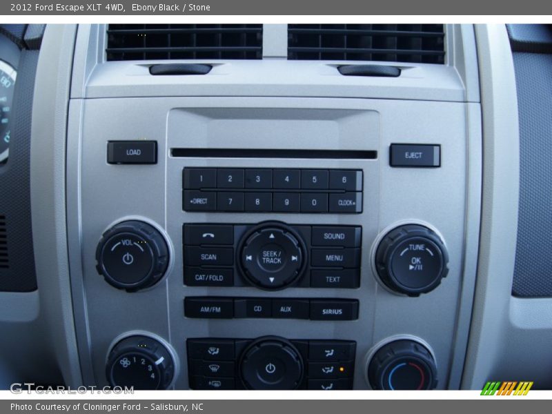 Ebony Black / Stone 2012 Ford Escape XLT 4WD