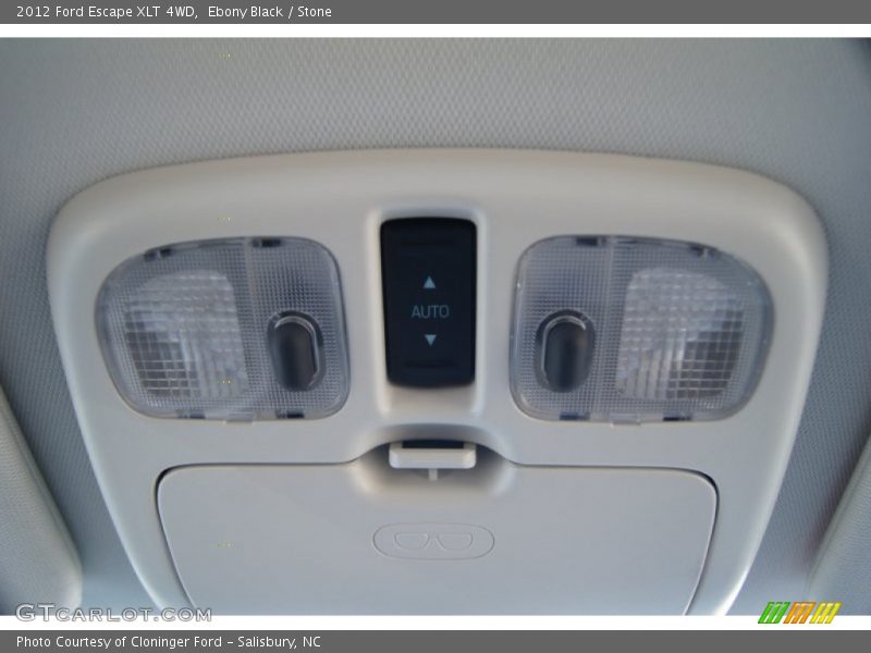 Ebony Black / Stone 2012 Ford Escape XLT 4WD
