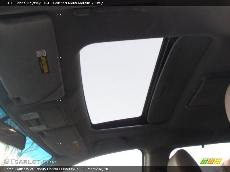 Polished Metal Metallic / Gray 2010 Honda Odyssey EX-L