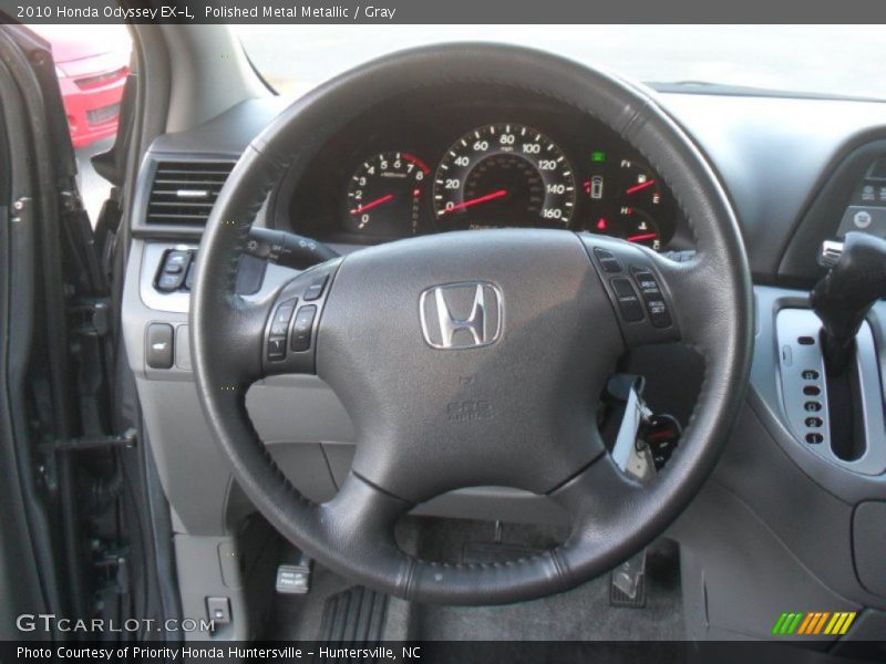 Polished Metal Metallic / Gray 2010 Honda Odyssey EX-L