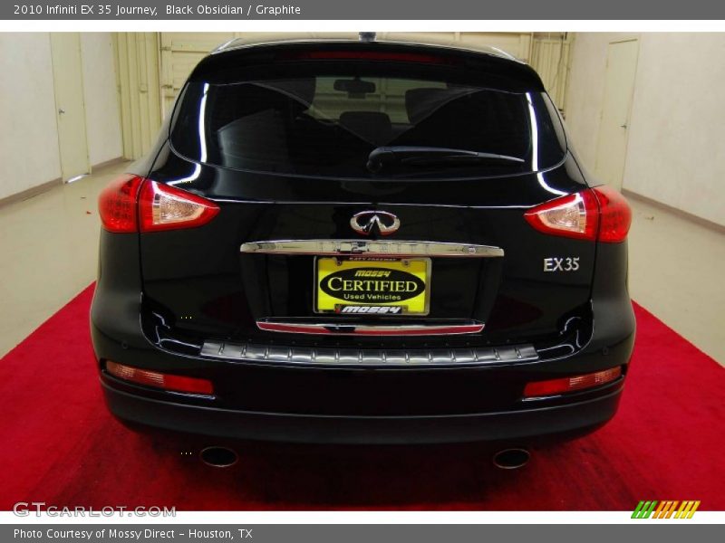 Black Obsidian / Graphite 2010 Infiniti EX 35 Journey