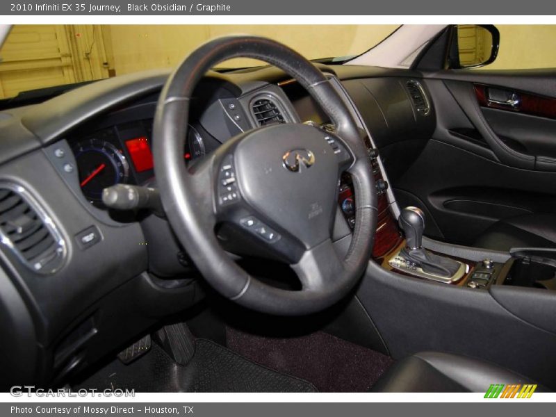 Black Obsidian / Graphite 2010 Infiniti EX 35 Journey