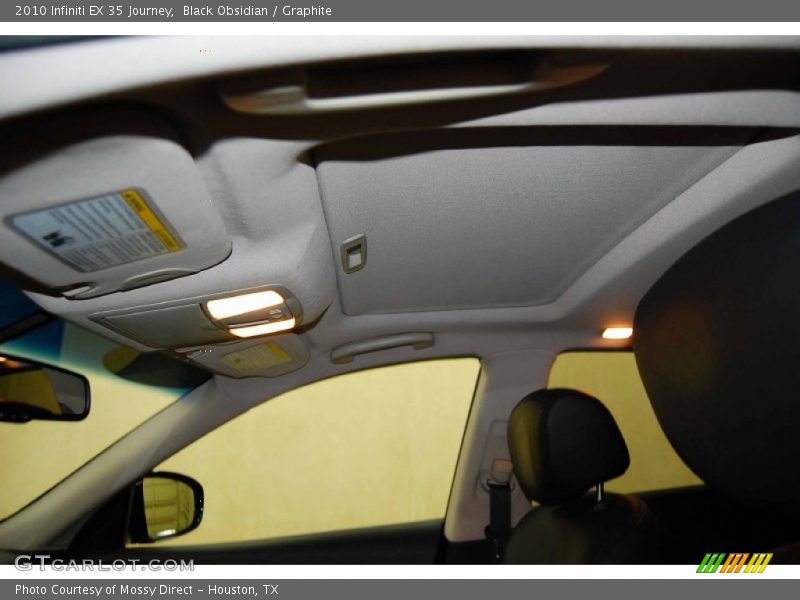 Black Obsidian / Graphite 2010 Infiniti EX 35 Journey