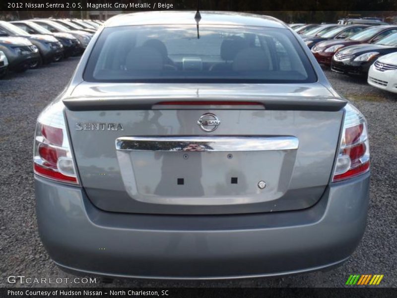 Magnetic Gray Metallic / Beige 2012 Nissan Sentra 2.0 S