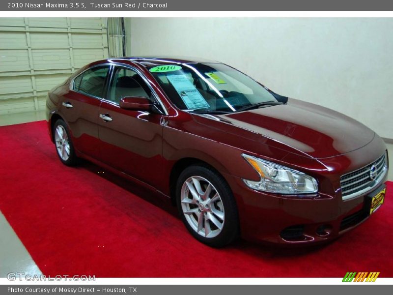 Tuscan Sun Red / Charcoal 2010 Nissan Maxima 3.5 S