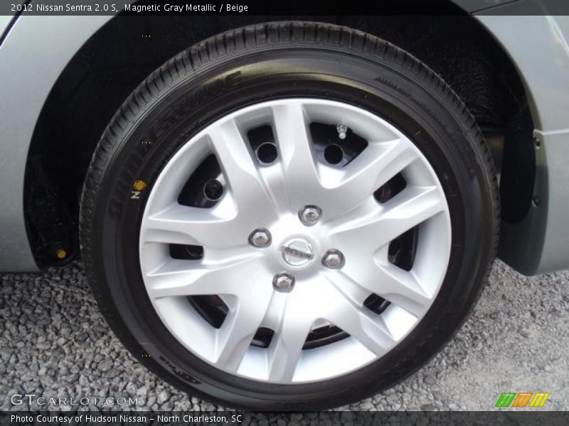Magnetic Gray Metallic / Beige 2012 Nissan Sentra 2.0 S