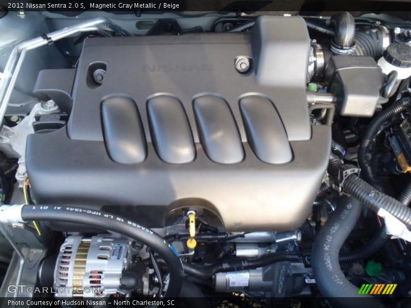 Magnetic Gray Metallic / Beige 2012 Nissan Sentra 2.0 S