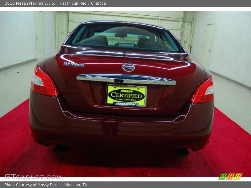Tuscan Sun Red / Charcoal 2010 Nissan Maxima 3.5 S