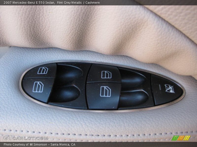 Flint Grey Metallic / Cashmere 2007 Mercedes-Benz E 550 Sedan