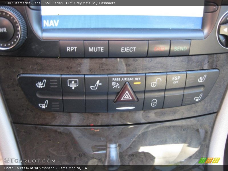 Flint Grey Metallic / Cashmere 2007 Mercedes-Benz E 550 Sedan