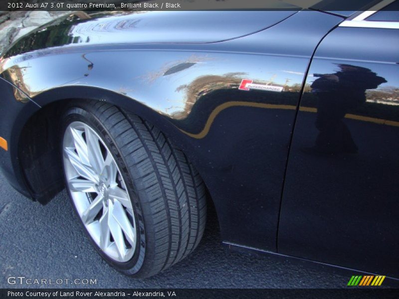 Brilliant Black / Black 2012 Audi A7 3.0T quattro Premium