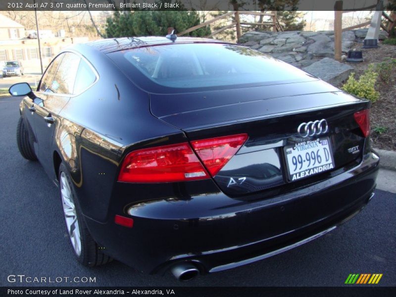Brilliant Black / Black 2012 Audi A7 3.0T quattro Premium