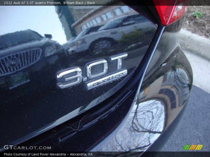 Brilliant Black / Black 2012 Audi A7 3.0T quattro Premium