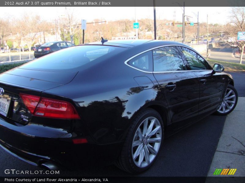 Brilliant Black / Black 2012 Audi A7 3.0T quattro Premium