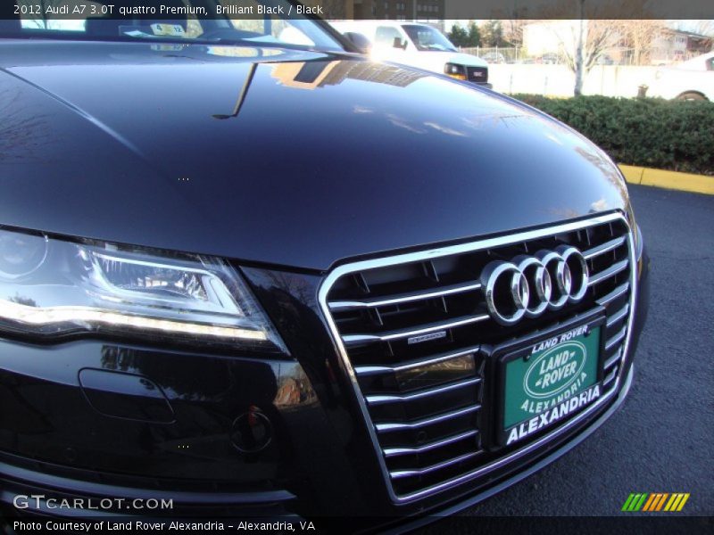 Brilliant Black / Black 2012 Audi A7 3.0T quattro Premium