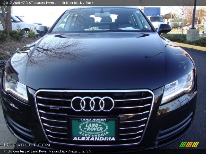 Brilliant Black / Black 2012 Audi A7 3.0T quattro Premium