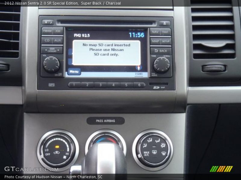Super Black / Charcoal 2012 Nissan Sentra 2.0 SR Special Edition