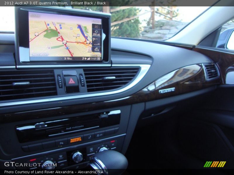 Brilliant Black / Black 2012 Audi A7 3.0T quattro Premium