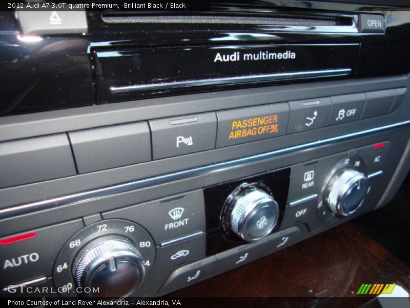 Brilliant Black / Black 2012 Audi A7 3.0T quattro Premium