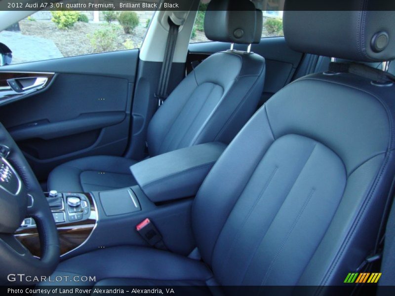 Brilliant Black / Black 2012 Audi A7 3.0T quattro Premium