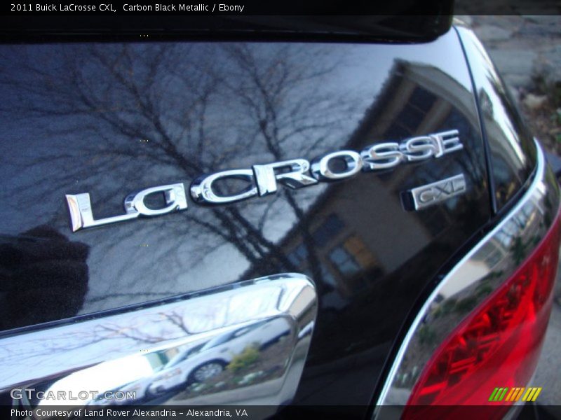 Carbon Black Metallic / Ebony 2011 Buick LaCrosse CXL