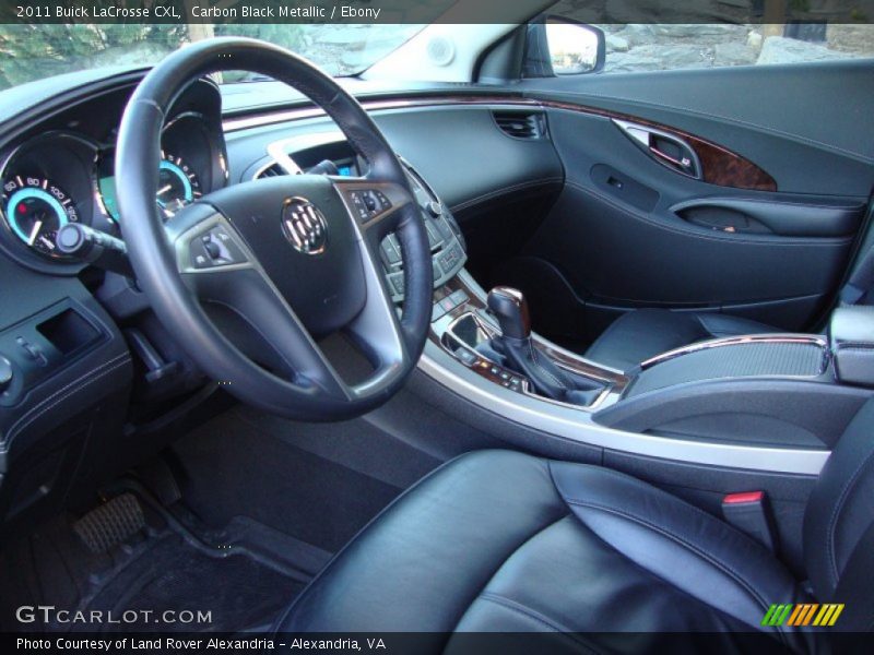 Carbon Black Metallic / Ebony 2011 Buick LaCrosse CXL