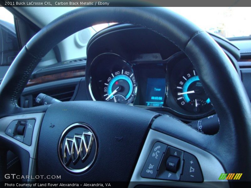 Carbon Black Metallic / Ebony 2011 Buick LaCrosse CXL