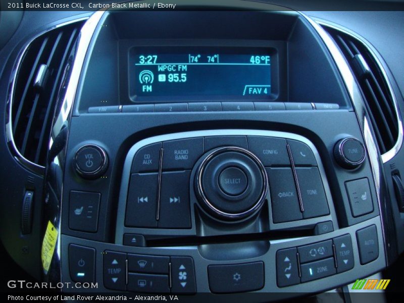 Carbon Black Metallic / Ebony 2011 Buick LaCrosse CXL