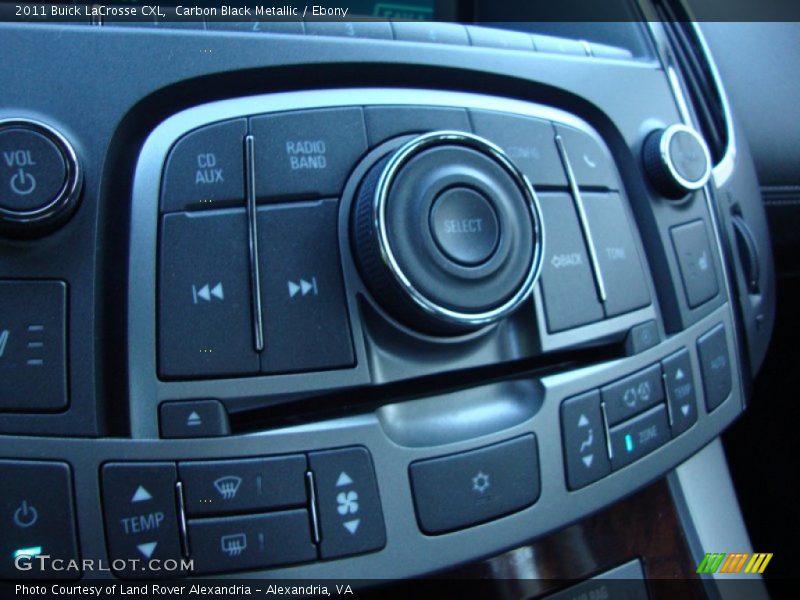 Carbon Black Metallic / Ebony 2011 Buick LaCrosse CXL
