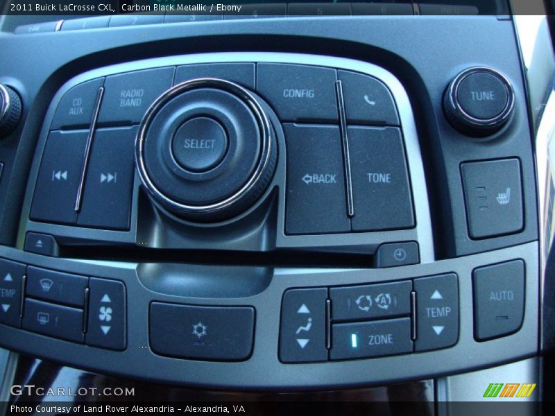 Carbon Black Metallic / Ebony 2011 Buick LaCrosse CXL