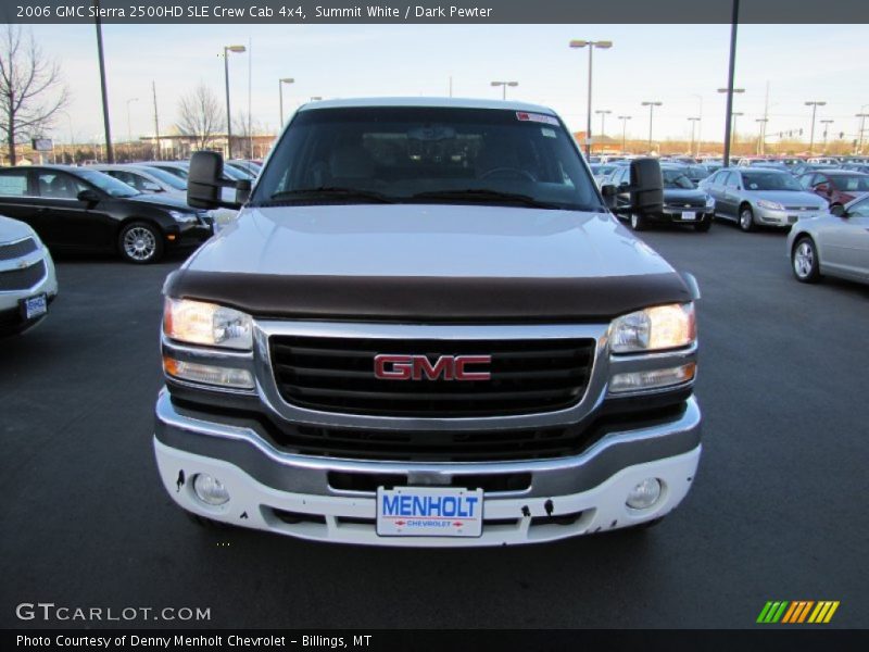 Summit White / Dark Pewter 2006 GMC Sierra 2500HD SLE Crew Cab 4x4
