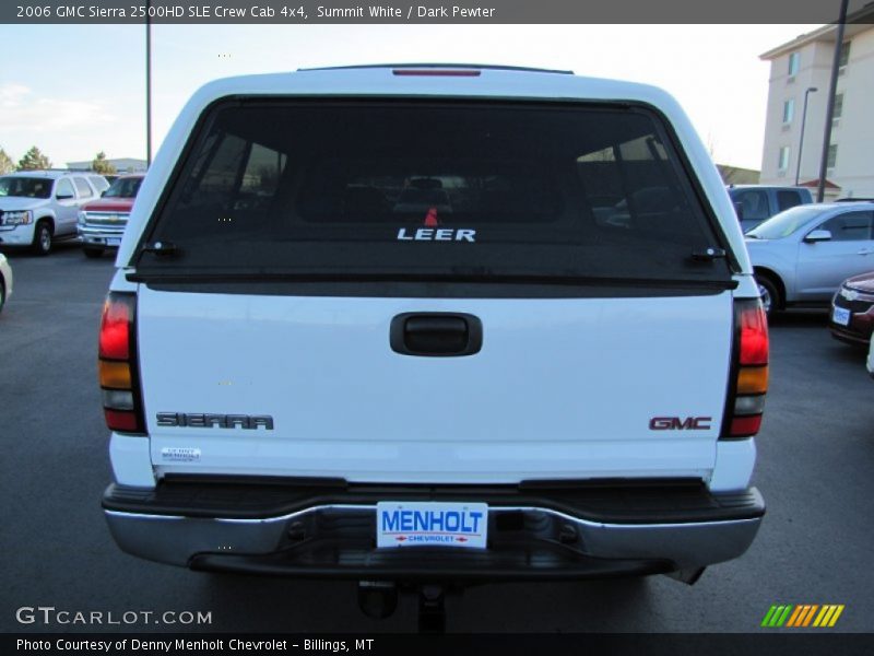 Summit White / Dark Pewter 2006 GMC Sierra 2500HD SLE Crew Cab 4x4