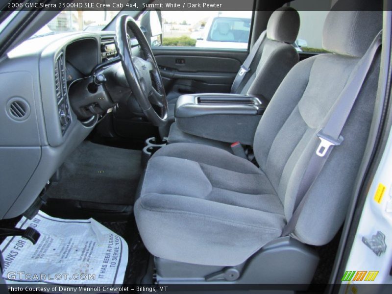  2006 Sierra 2500HD SLE Crew Cab 4x4 Dark Pewter Interior