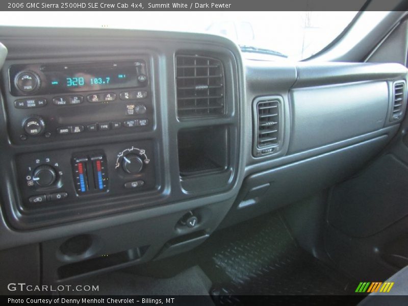 Summit White / Dark Pewter 2006 GMC Sierra 2500HD SLE Crew Cab 4x4