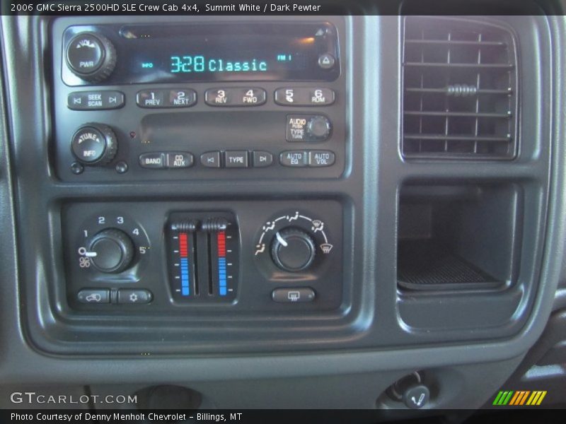 Summit White / Dark Pewter 2006 GMC Sierra 2500HD SLE Crew Cab 4x4