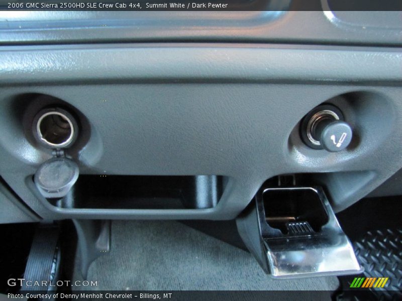 Summit White / Dark Pewter 2006 GMC Sierra 2500HD SLE Crew Cab 4x4