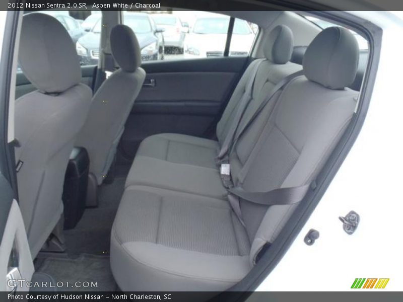 Aspen White / Charcoal 2012 Nissan Sentra 2.0 SR