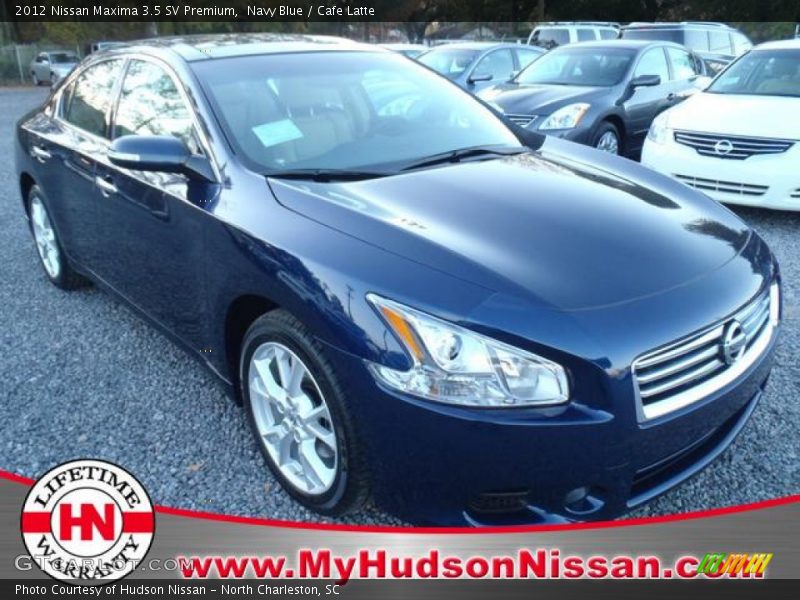 Navy Blue / Cafe Latte 2012 Nissan Maxima 3.5 SV Premium