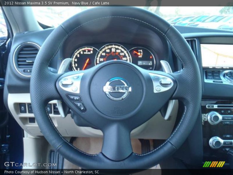 Navy Blue / Cafe Latte 2012 Nissan Maxima 3.5 SV Premium