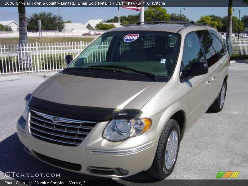 Linen Gold Metallic / Dark Khaki/Light Graystone 2006 Chrysler Town & Country Limited