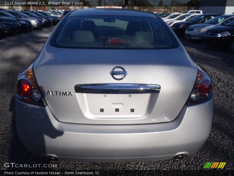 Brilliant Silver / Frost 2012 Nissan Altima 2.5
