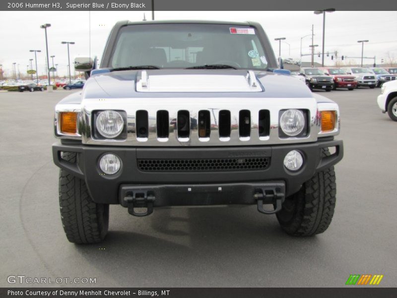 Superior Blue / Ebony Black 2006 Hummer H3