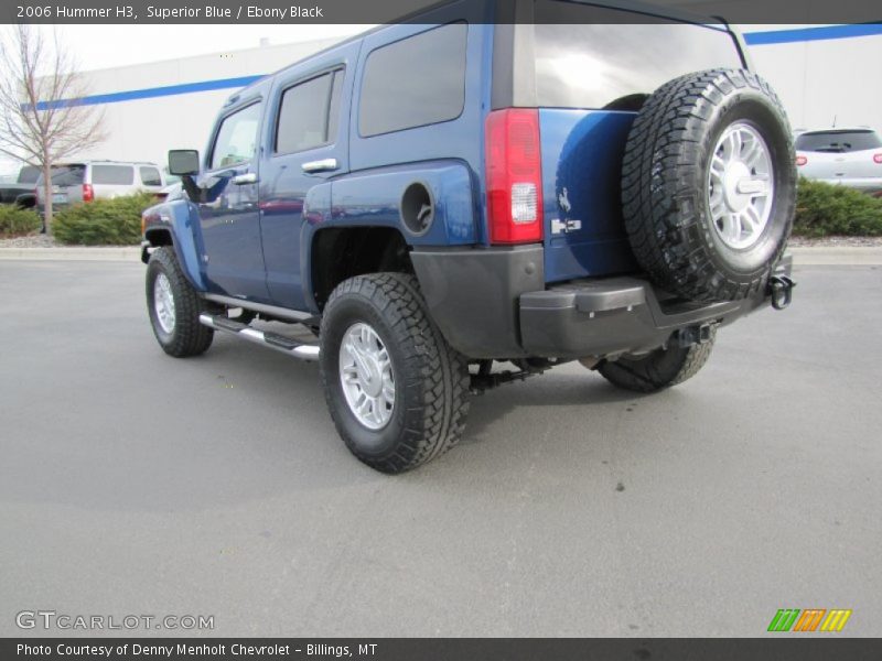 Superior Blue / Ebony Black 2006 Hummer H3