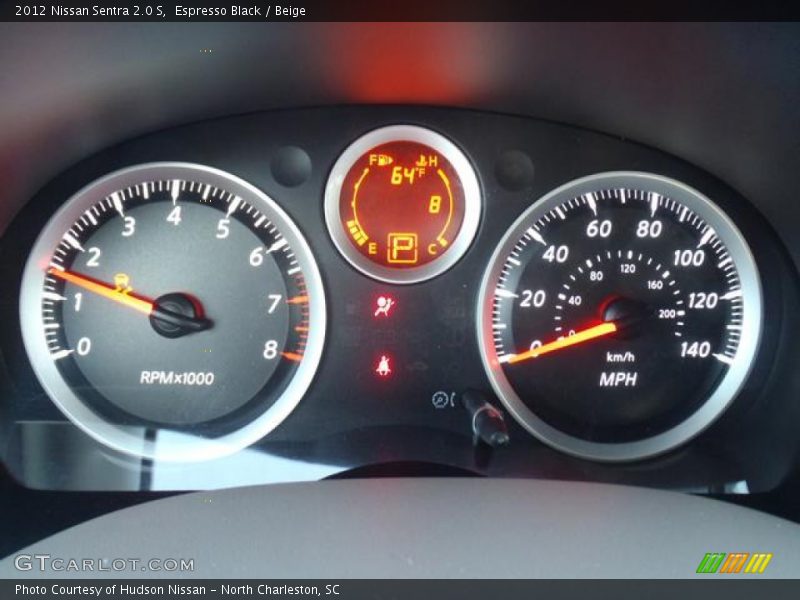 Espresso Black / Beige 2012 Nissan Sentra 2.0 S