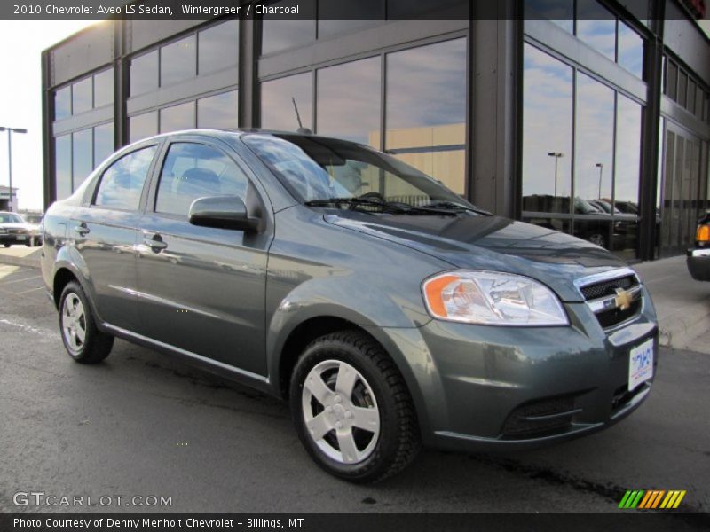 Wintergreen / Charcoal 2010 Chevrolet Aveo LS Sedan