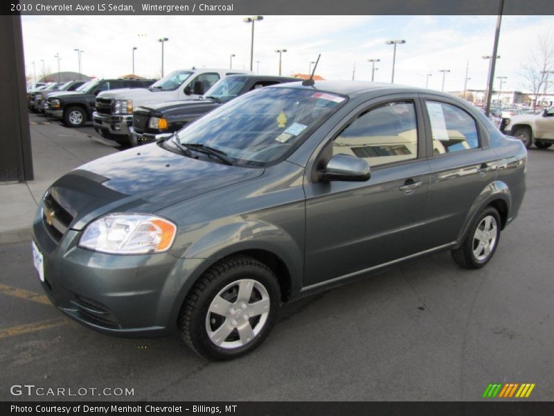 Wintergreen / Charcoal 2010 Chevrolet Aveo LS Sedan