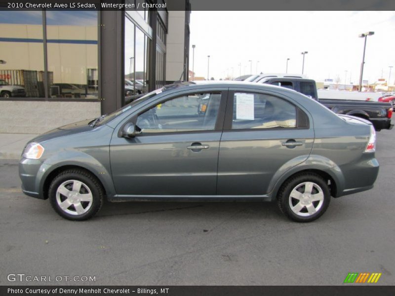 Wintergreen / Charcoal 2010 Chevrolet Aveo LS Sedan